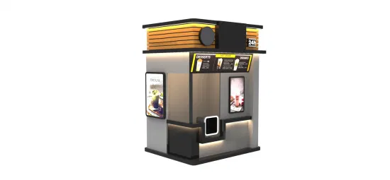 2022 Máquina expendedora de té con leche inteligente comercial de nuevo estilo con pantalla táctil Aceptador de billetes y monedas con tarjeta de crédito Fabricante de máquinas expendedoras de té con burbujas de té Boba