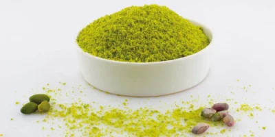 Orferta de fábrica, polvo de pistachos, polvo de pistachos naturales puros para té de burbujas, té con leche Boba, postres horneados